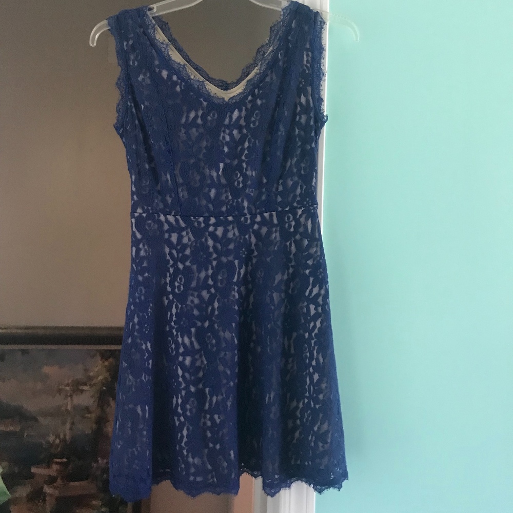Blue Lace Dress